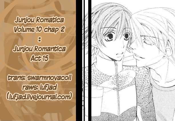 Junjou Romantica Chapter 10.2 page 1 - Vol.10 Chapter 2: Junjou Romantica Act 16