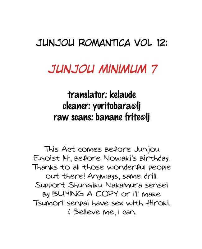 Junjou Romantica Chapter 12.3 page 1 - Vol.12 Chapter 3: Junjou Minimum Act 7