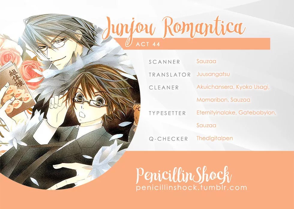 Junjou Romantica Chapter 22.2 page 1 - Vol.22 Chapter 2: Junjou Romantica Act 44