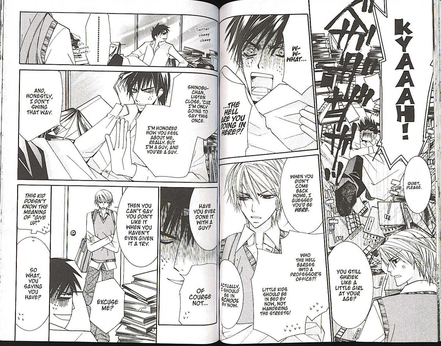 Junjou Romantica Chapter 5.2-2 page 4 - Vol.5 Chapter 2.2: Junjou Terrorist Act 2