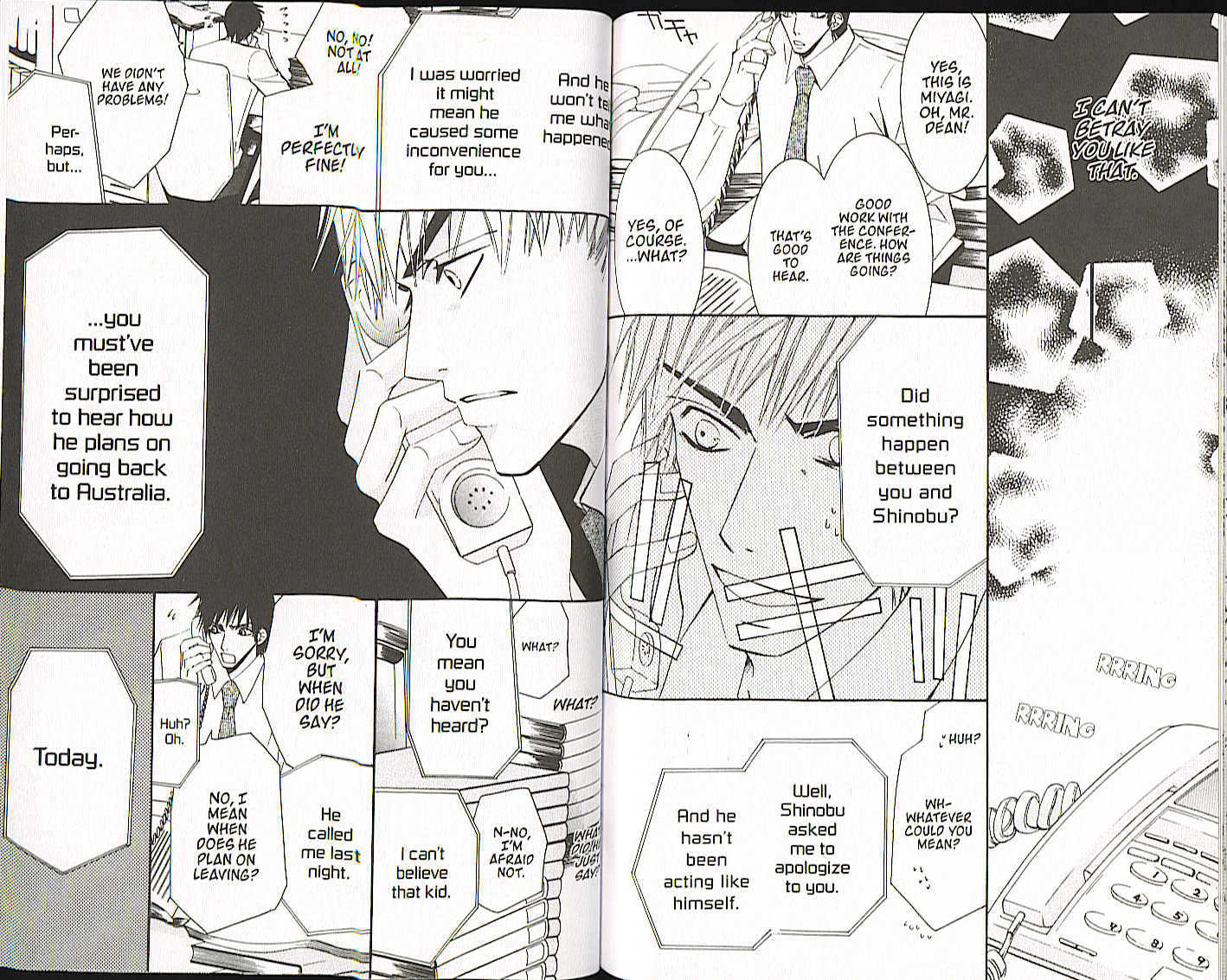 Junjou Romantica Chapter 5.3 page 19 - Vol.5 Chapter 3: Junjou Terrorist Act 3