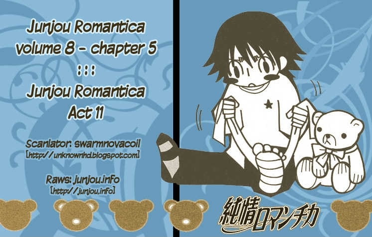 Junjou Romantica Chapter 8.1 page 1 - Vol.8 Chapter 1: Junjou Romantica Act 11