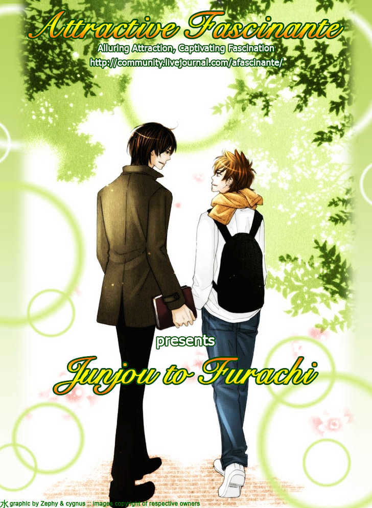 Junjou to Furachi Chapter 3 page 3 - Chapter 3 : The Green That Was Reflected in Your Eyes