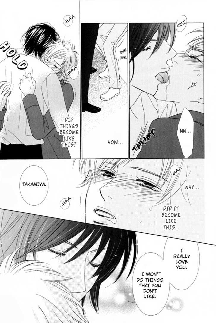 Junjou to Furachi Chapter 3 page 36 - Chapter 3 : The Green That Was Reflected in Your Eyes