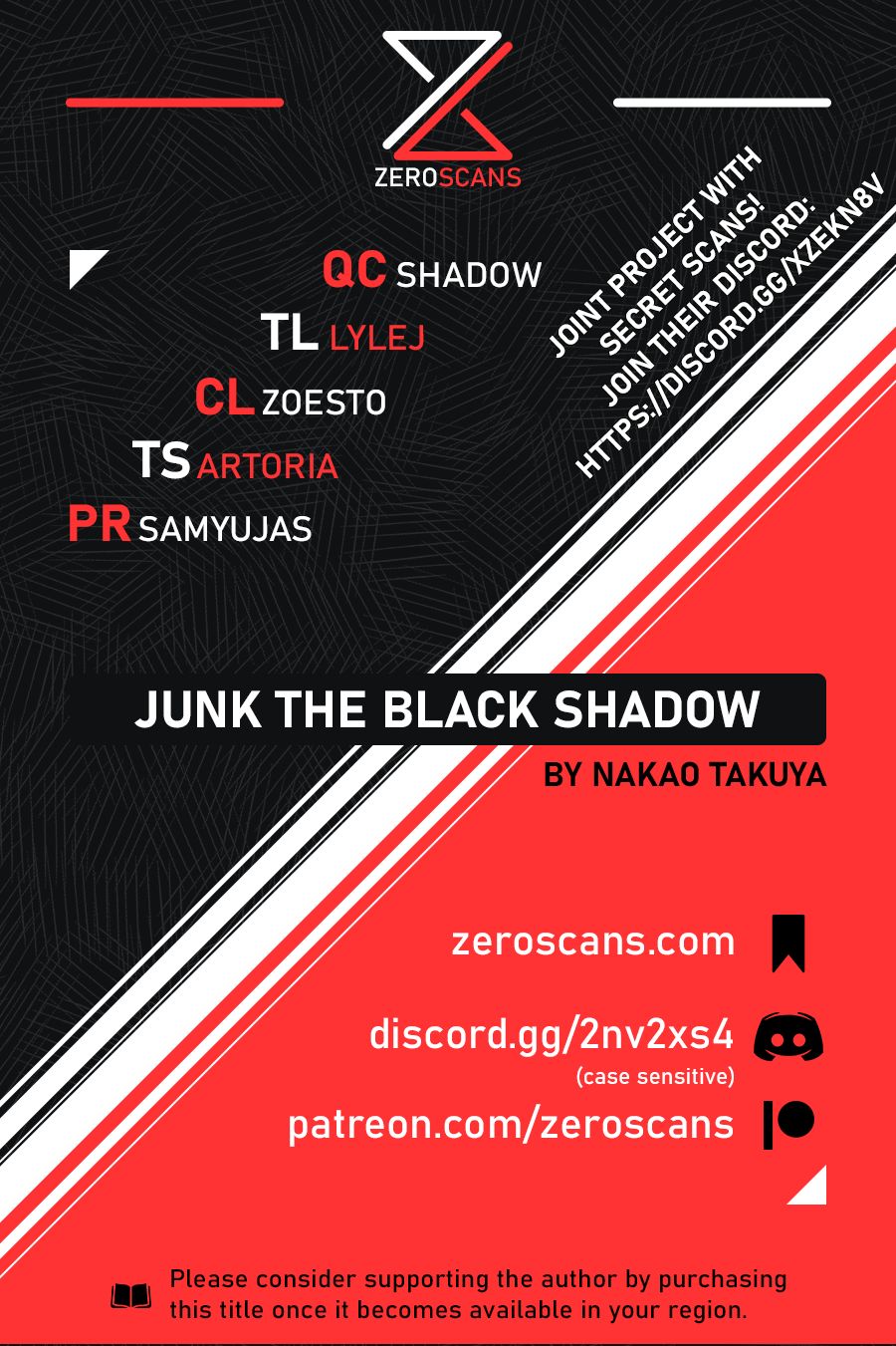 Junk the Black Shadow Chapter 33 page 1 - Chapter 33: King of Light