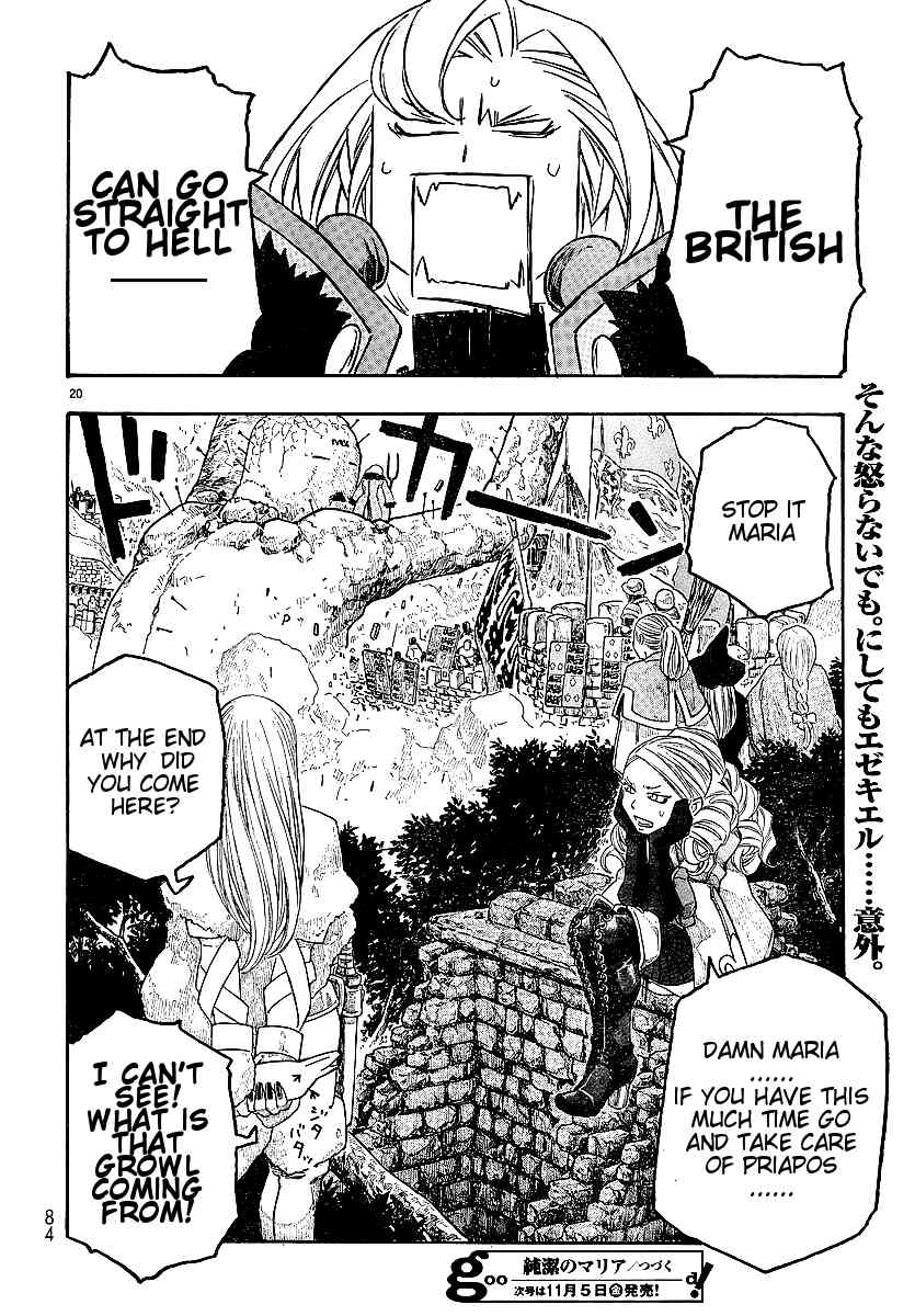 Junketsu no Maria Chapter 10 page 20 - Chapter 10: Spread of Firearm and Establishment of Nationalism and Virgin