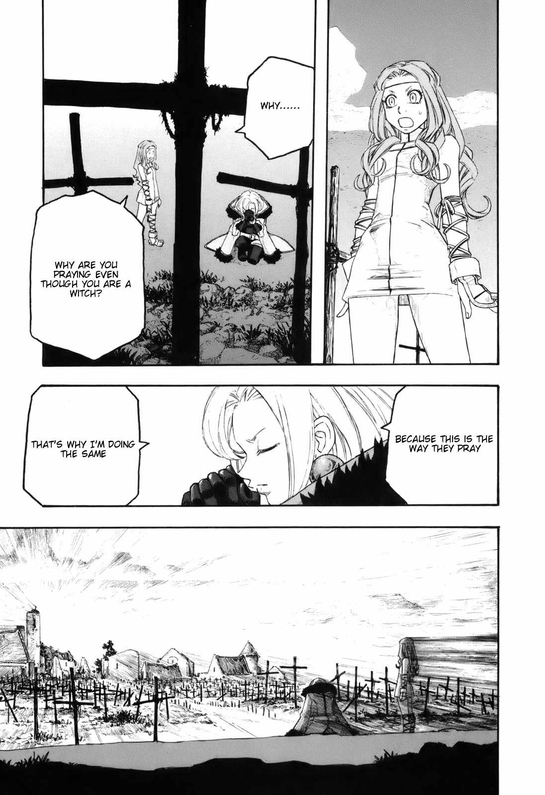 Junketsu no Maria Chapter 11 page 17 - Chapter 11: Regret of the Witch and Flowers of the Angel's Servant
