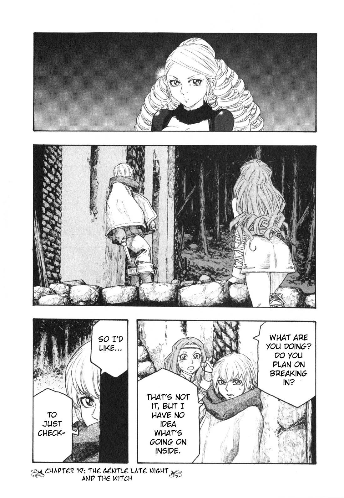 Junketsu no Maria Chapter 19 page 1 - Chapter 19: The Gentle Late Night and The Witch