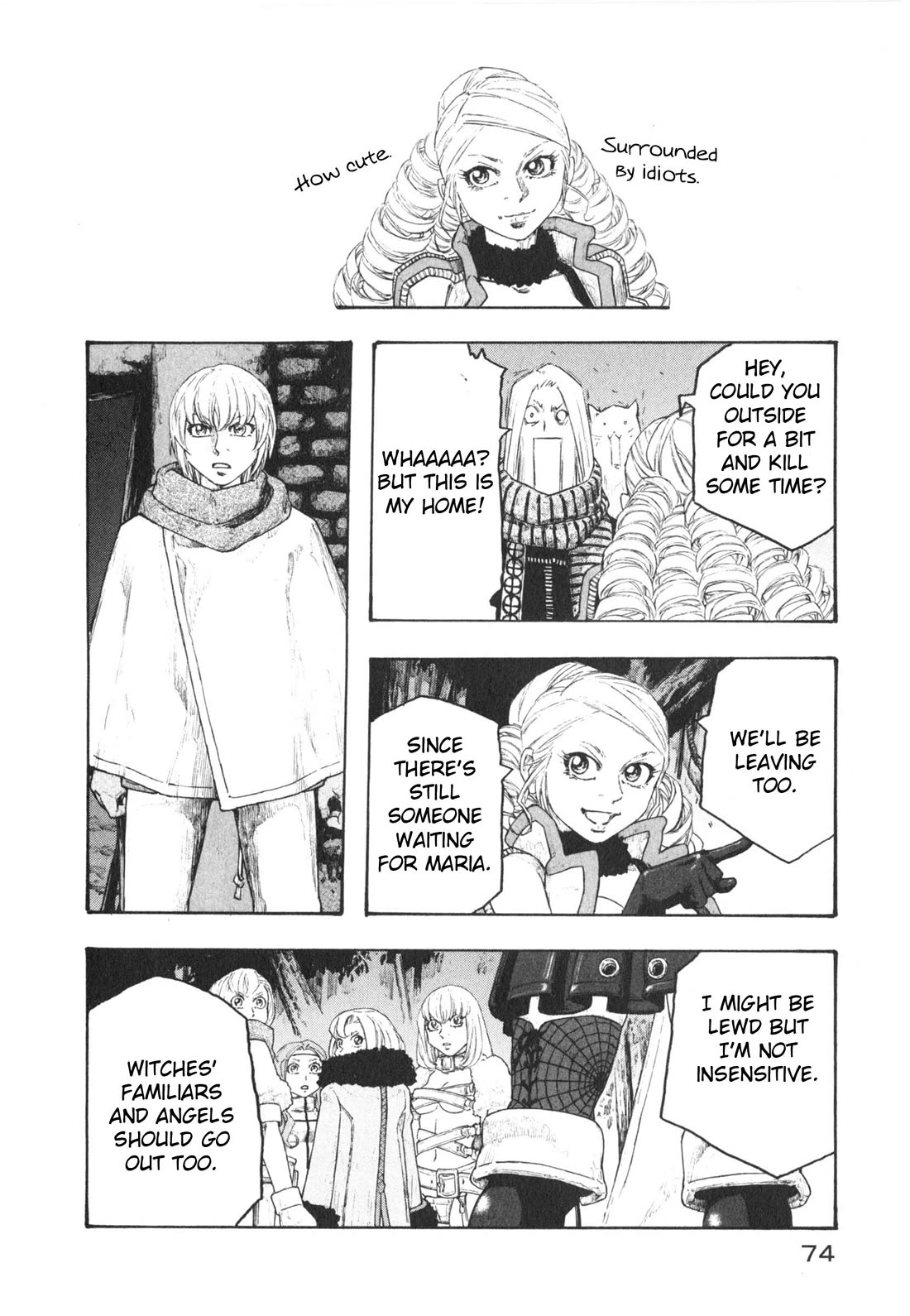 Junketsu no Maria Chapter 19 page 12 - Chapter 19: The Gentle Late Night and The Witch