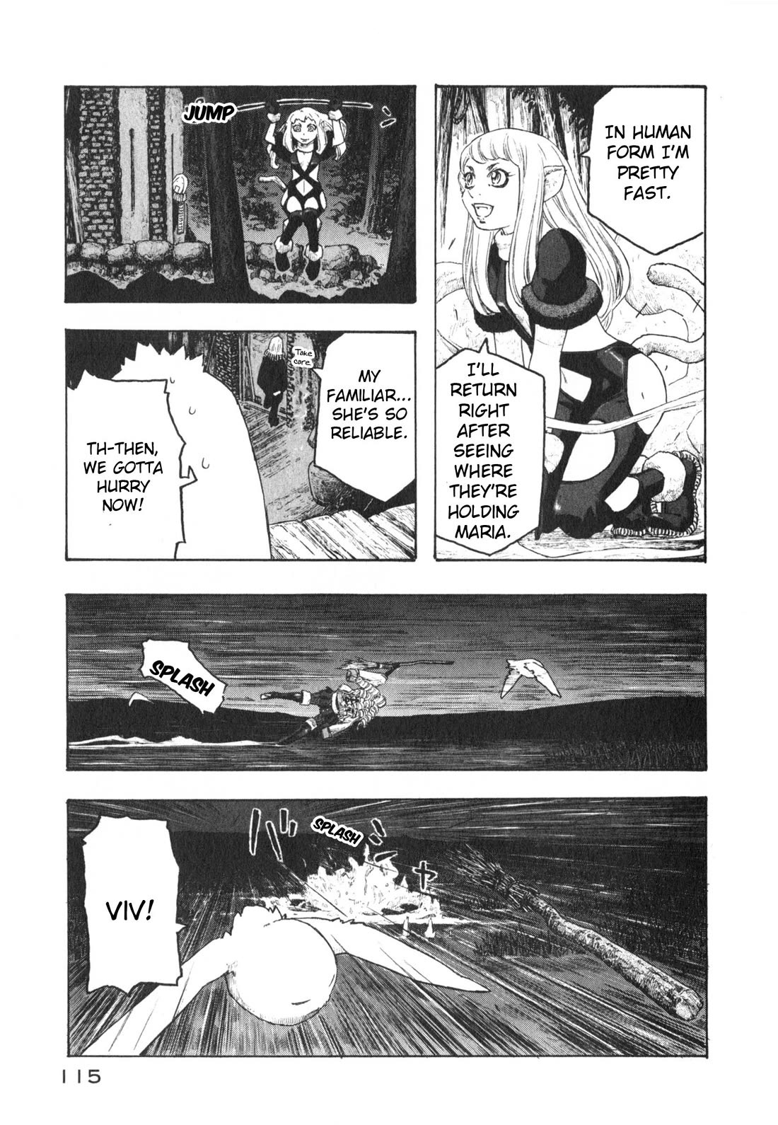 Junketsu no Maria Chapter 21 page 13 - Chapter 21: Enduring Reason and Abducted Witch