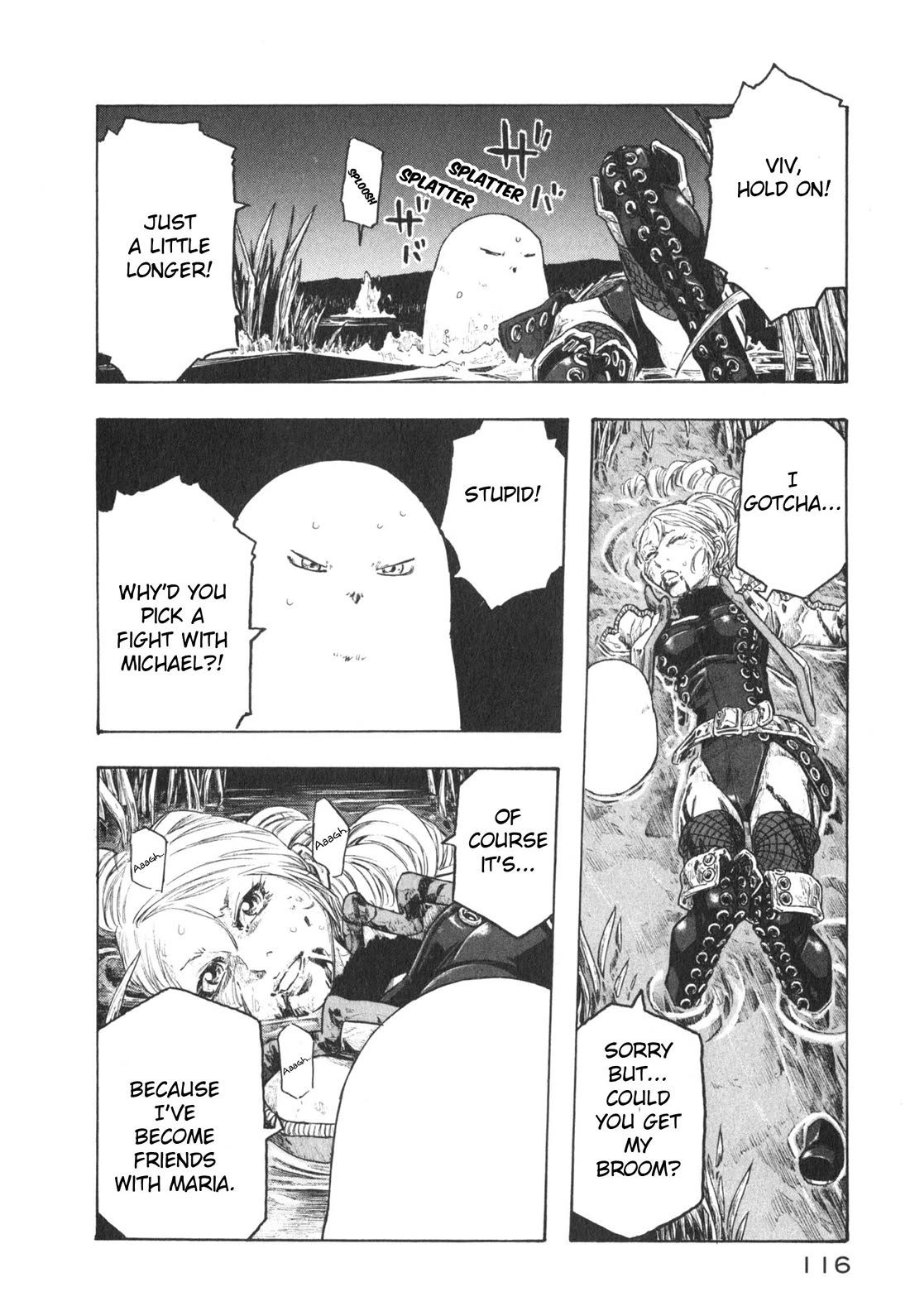 Junketsu no Maria Chapter 21 page 14 - Chapter 21: Enduring Reason and Abducted Witch