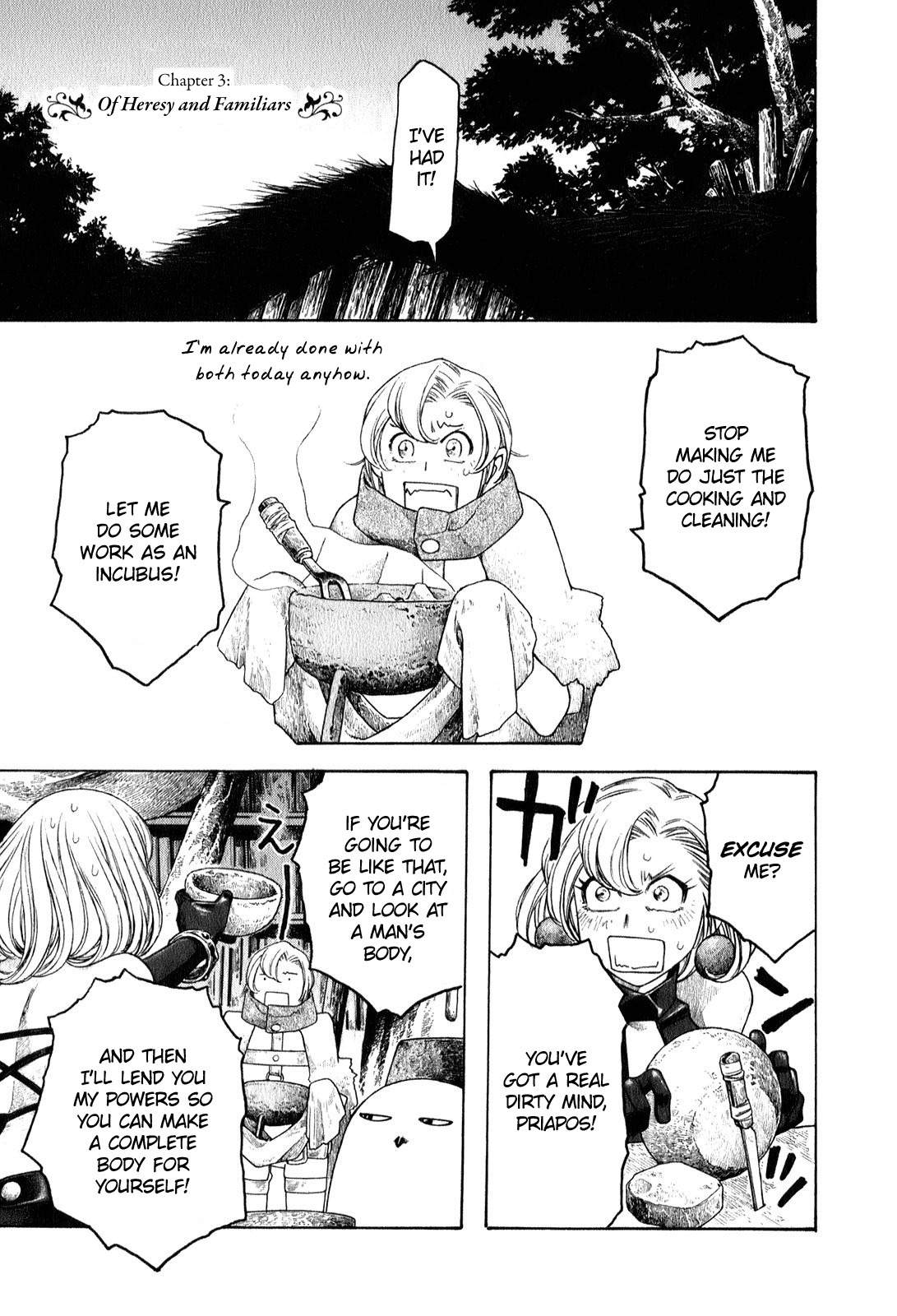 Junketsu no Maria Chapter 3 page 1 - Chapter 3: Of Heresy and Familiars