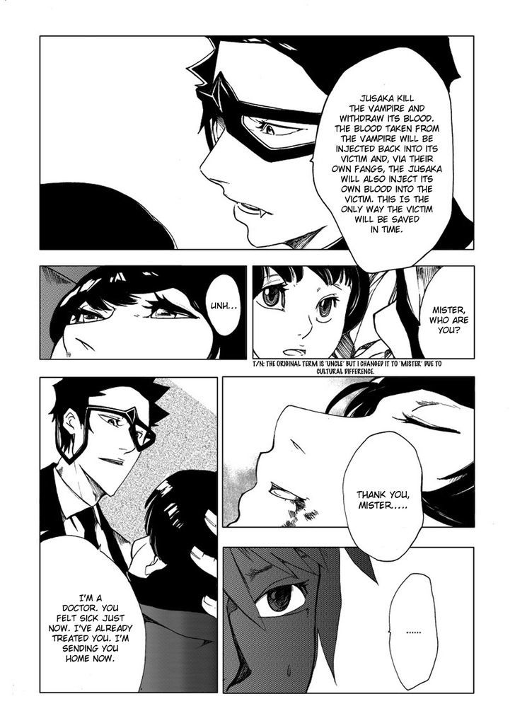 JUSAKA - Dr. Bloodsucker Chapter 3 page 11 - Chapter 3 : JUSAKA?!