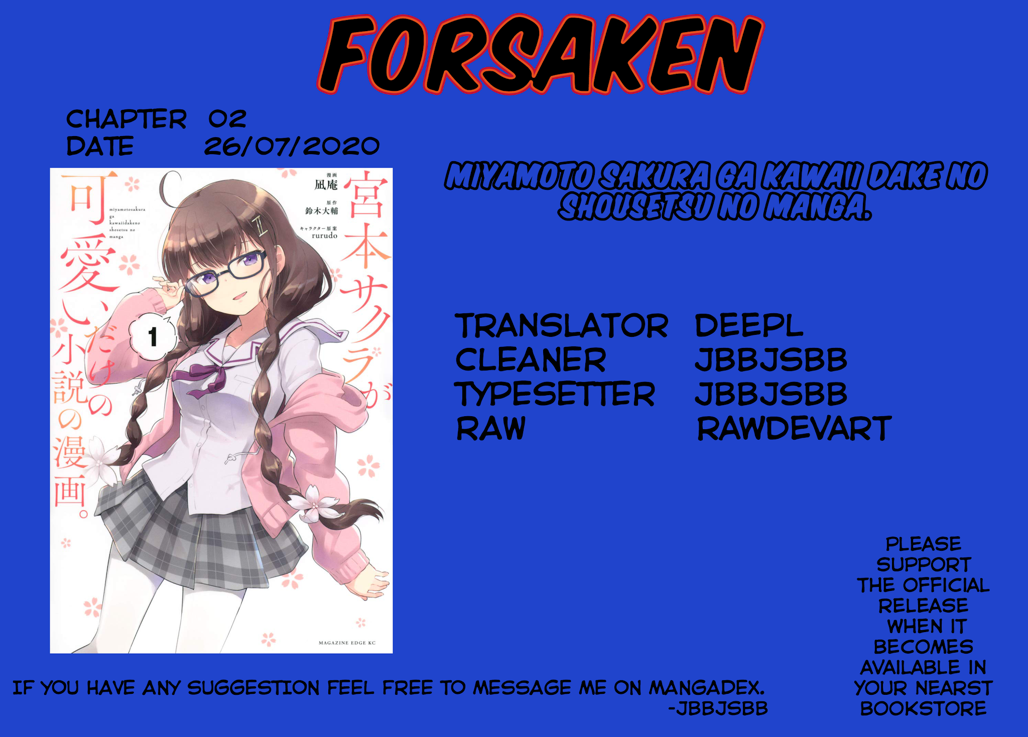 Just a Story About Miyamoto Sakura Being Cute Chapter 2 page 21 - Chapter 2: Come on, get out.