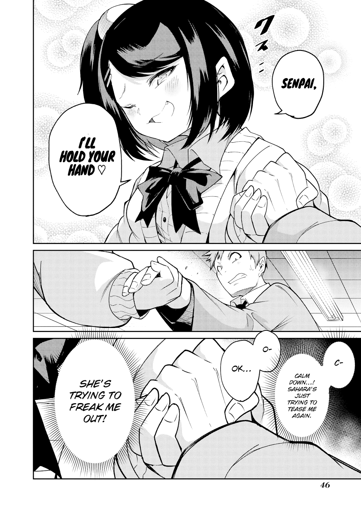 Just Flirting With a Cute, Annoying Kouhai Chapter 3 page 14 - Chapter 3: Sahara Won't Lose Today Either!