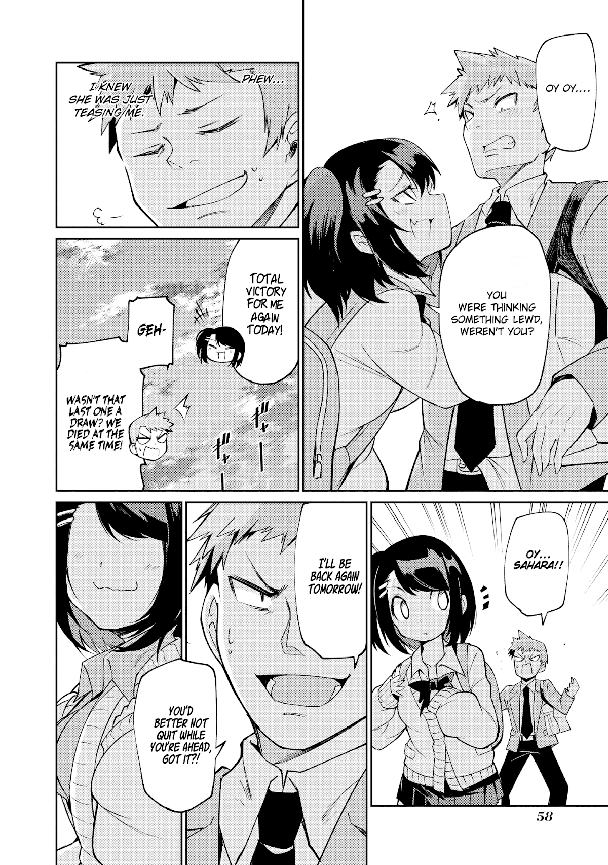Just Flirting With a Cute, Annoying Kouhai Chapter 3 page 26 - Chapter 3: Sahara Won't Lose Today Either!
