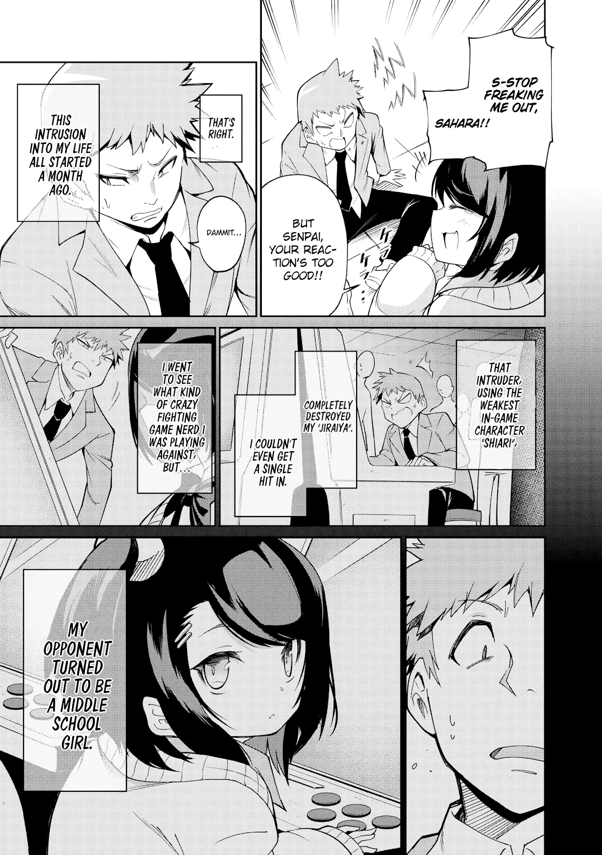 Just Flirting With a Cute, Annoying Kouhai Chapter 3 page 3 - Chapter 3: Sahara Won't Lose Today Either!