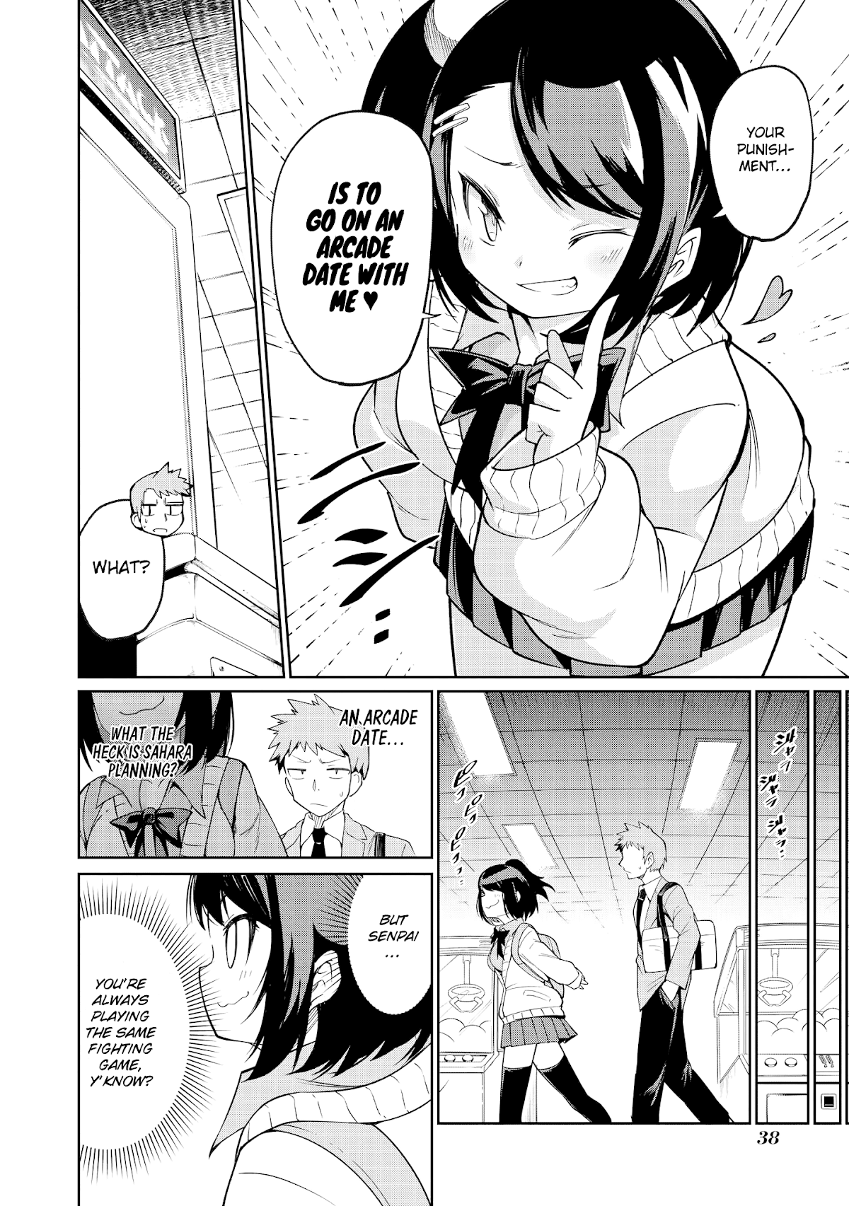 Just Flirting With a Cute, Annoying Kouhai Chapter 3 page 6 - Chapter 3: Sahara Won't Lose Today Either!