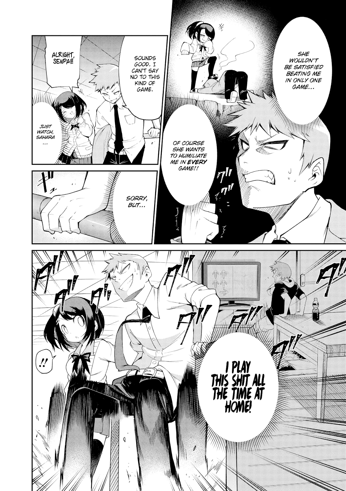 Just Flirting With a Cute, Annoying Kouhai Chapter 3 page 8 - Chapter 3: Sahara Won't Lose Today Either!