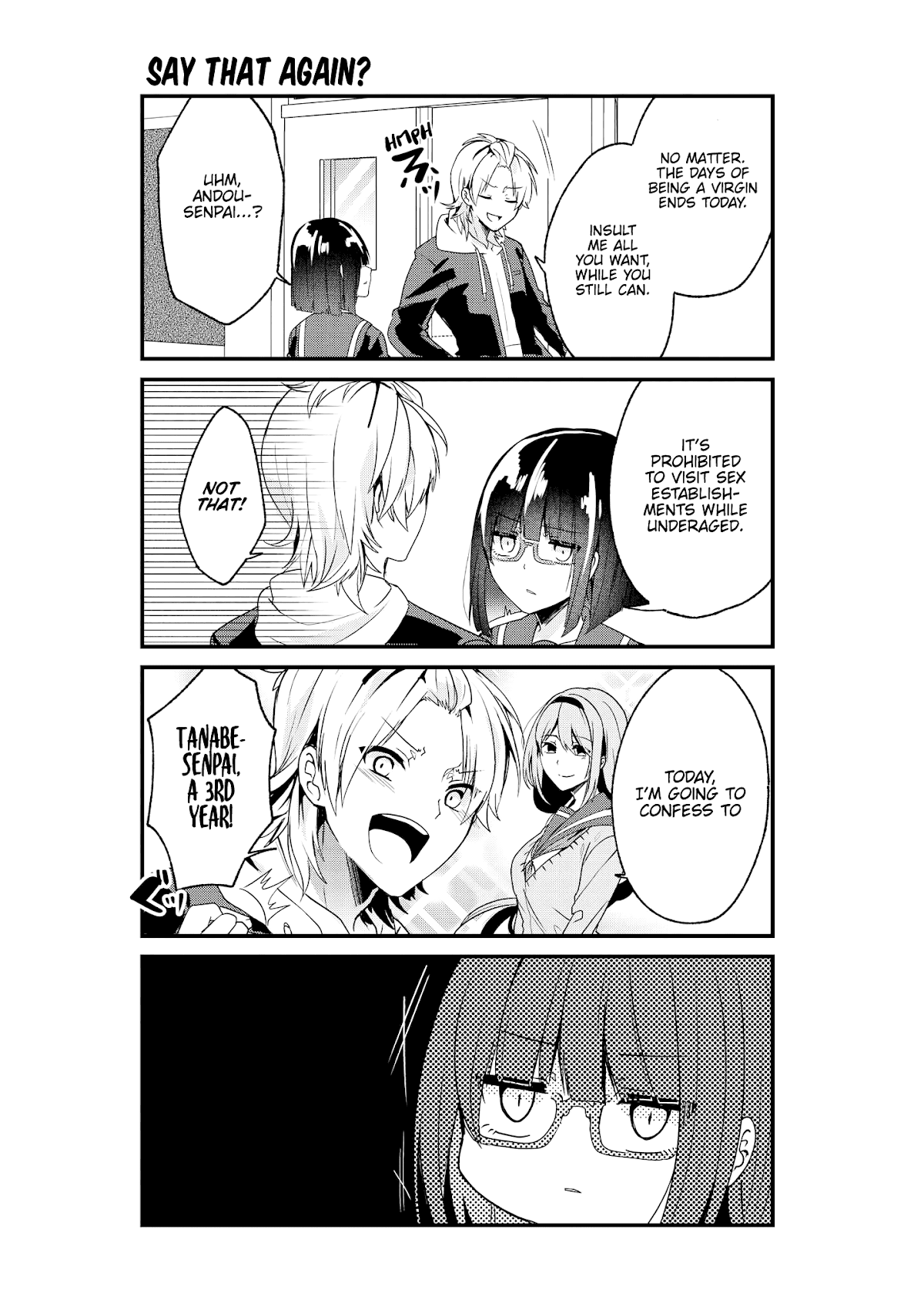 Just Flirting With a Cute, Annoying Kouhai Chapter 5 page 10 - Chapter 5: Andou-Senpai, Morals in Disorder