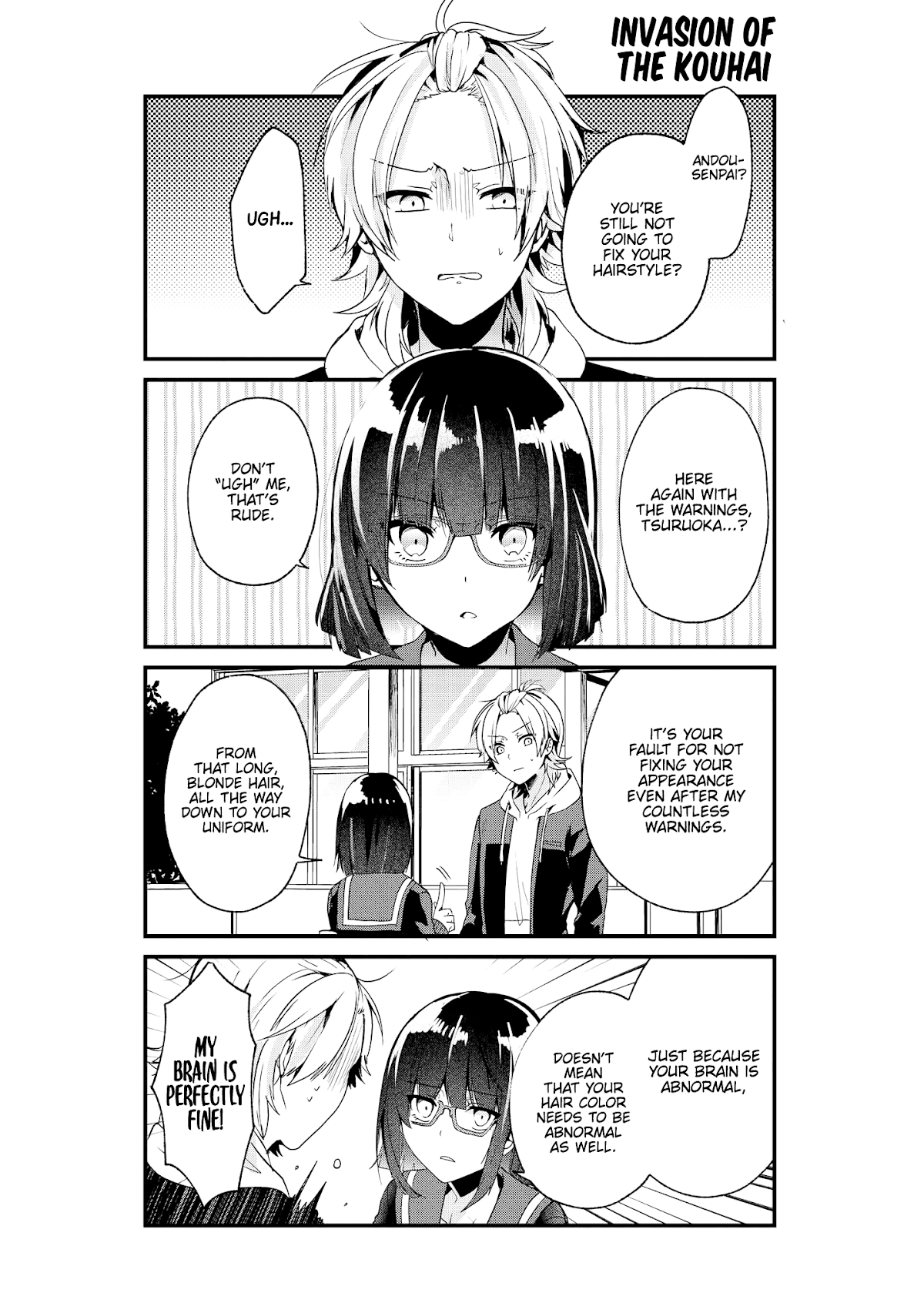 Just Flirting With a Cute, Annoying Kouhai Chapter 5 page 5 - Chapter 5: Andou-Senpai, Morals in Disorder