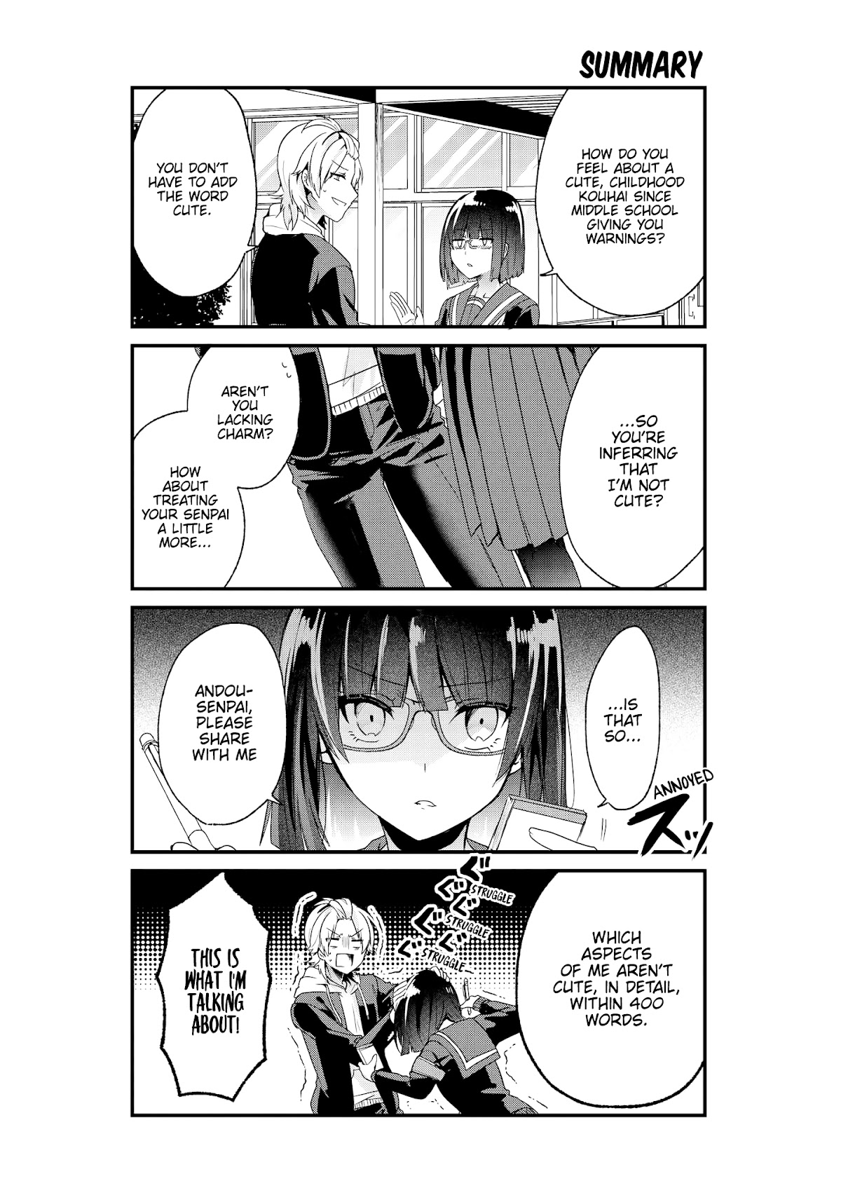 Just Flirting With a Cute, Annoying Kouhai Chapter 5 page 7 - Chapter 5: Andou-Senpai, Morals in Disorder