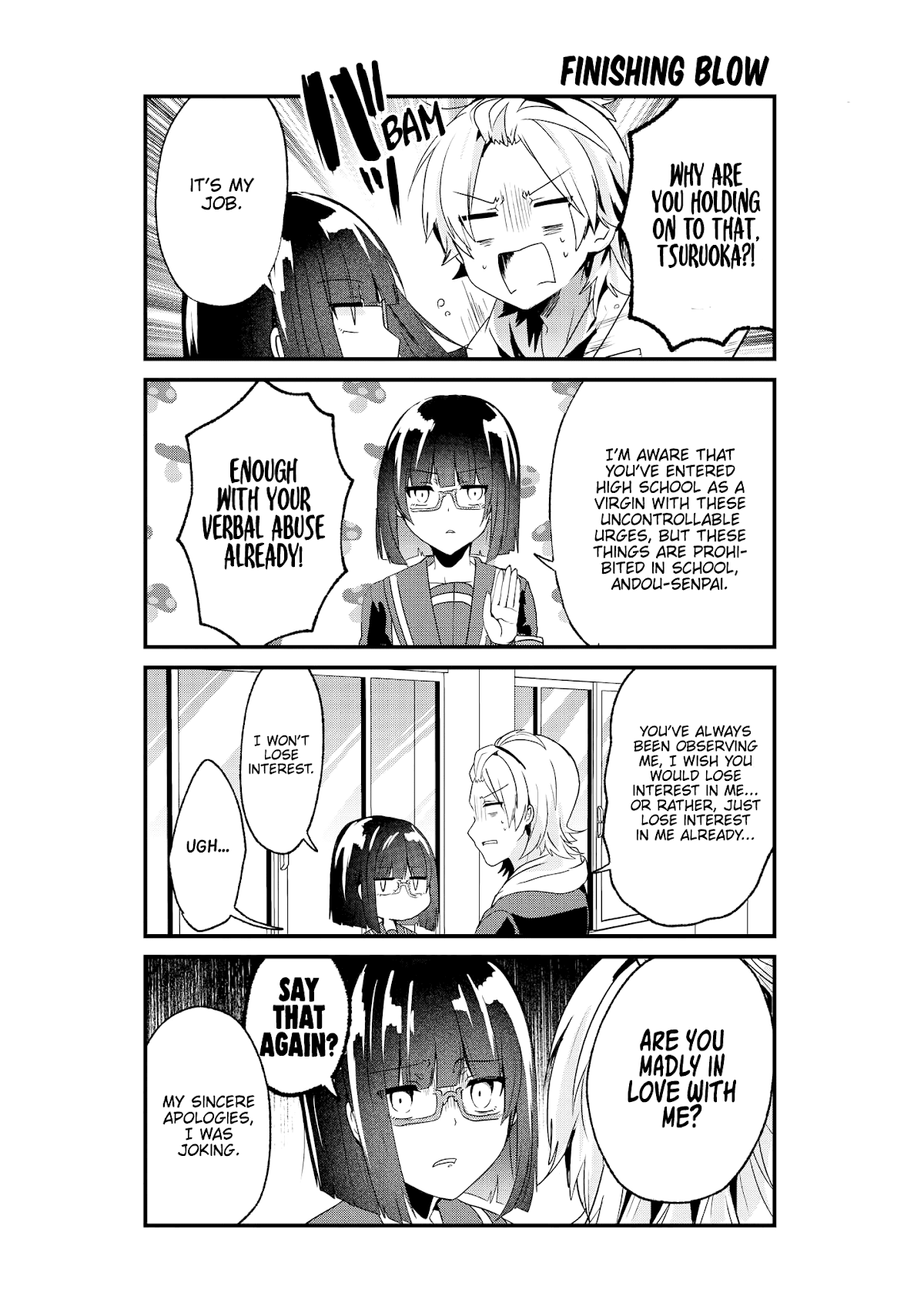 Just Flirting With a Cute, Annoying Kouhai Chapter 5 page 9 - Chapter 5: Andou-Senpai, Morals in Disorder