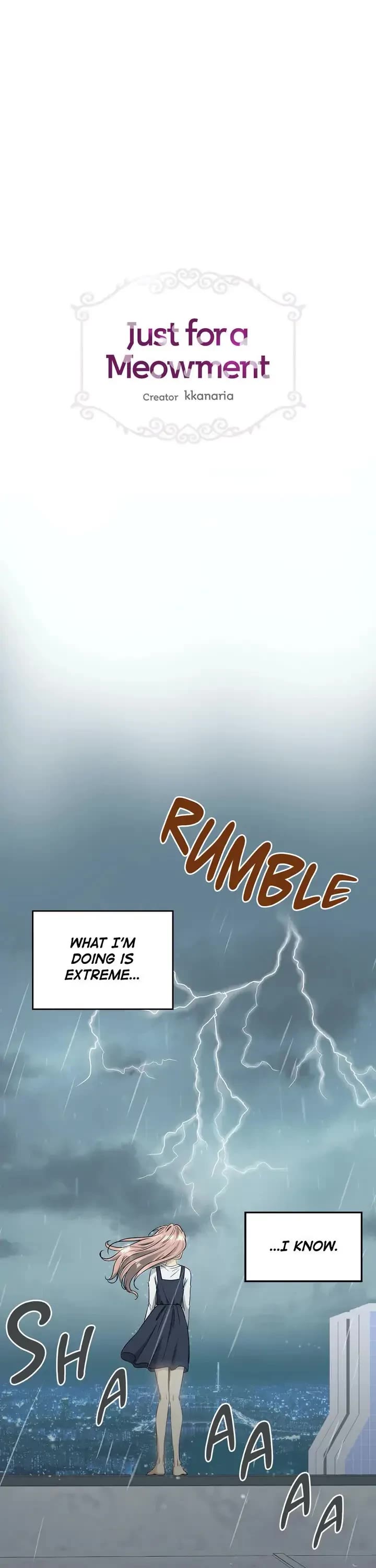 Just for a Meowment Chapter 1 page 1 - Chapter 1