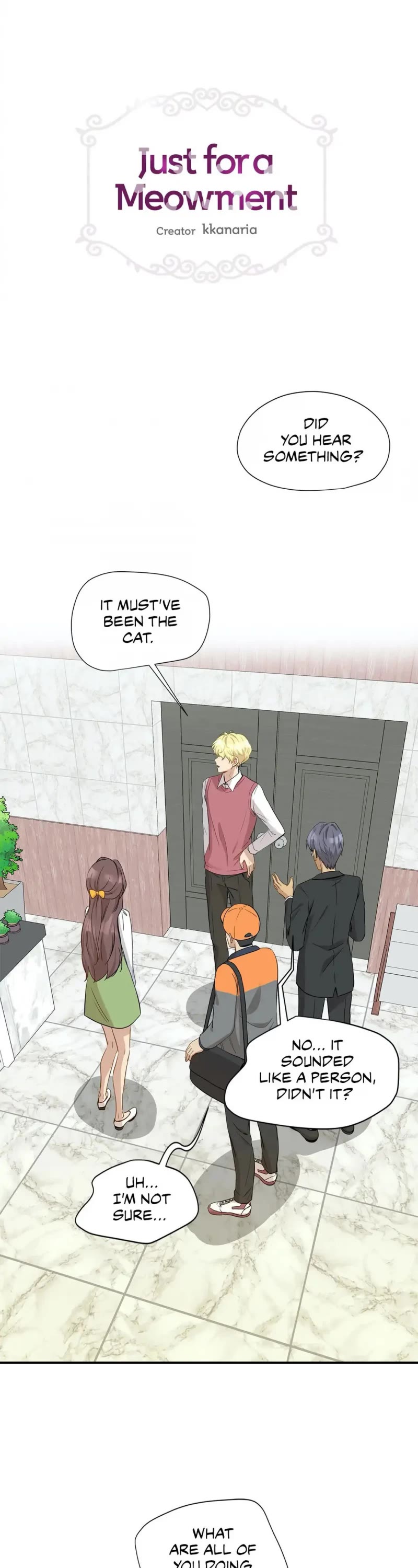 Just for a Meowment Chapter 12 page 3 - Chapter 12