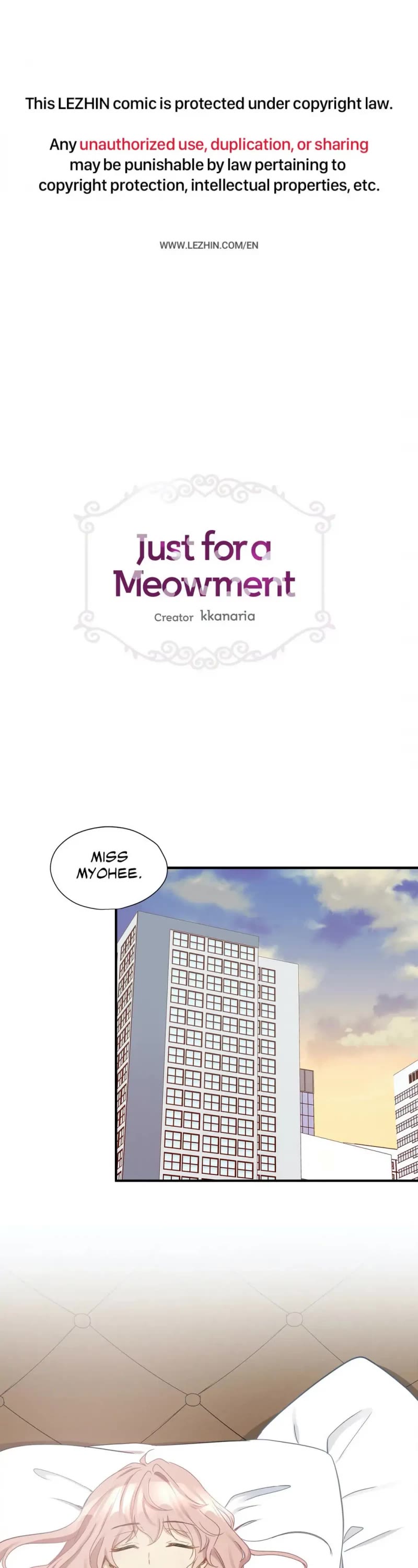 Just for a Meowment Chapter 14 page 2 - Chapter 14