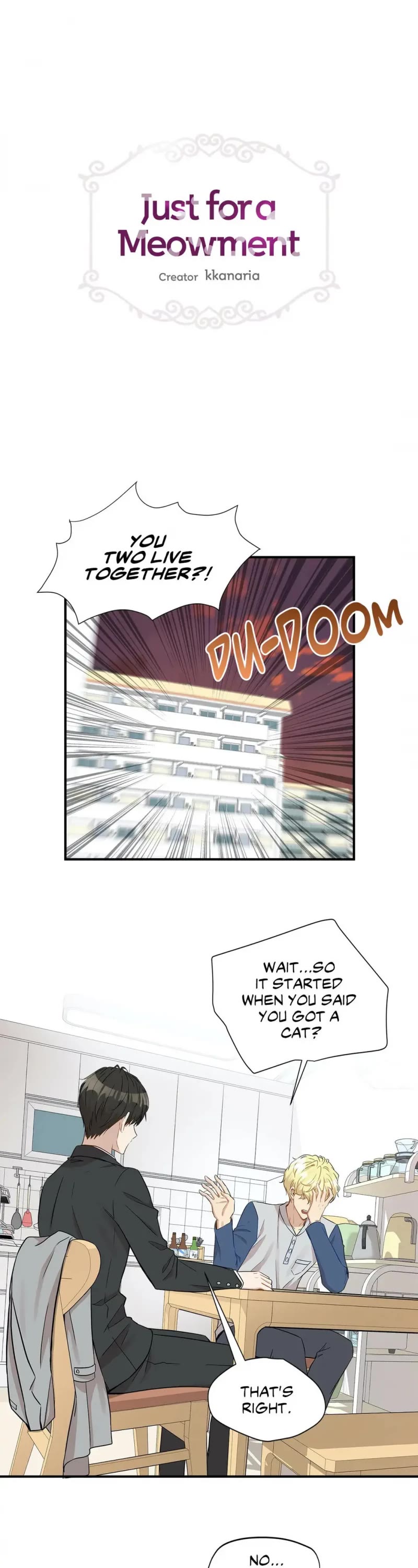 Just for a Meowment Chapter 23 page 1 - Chapter 23