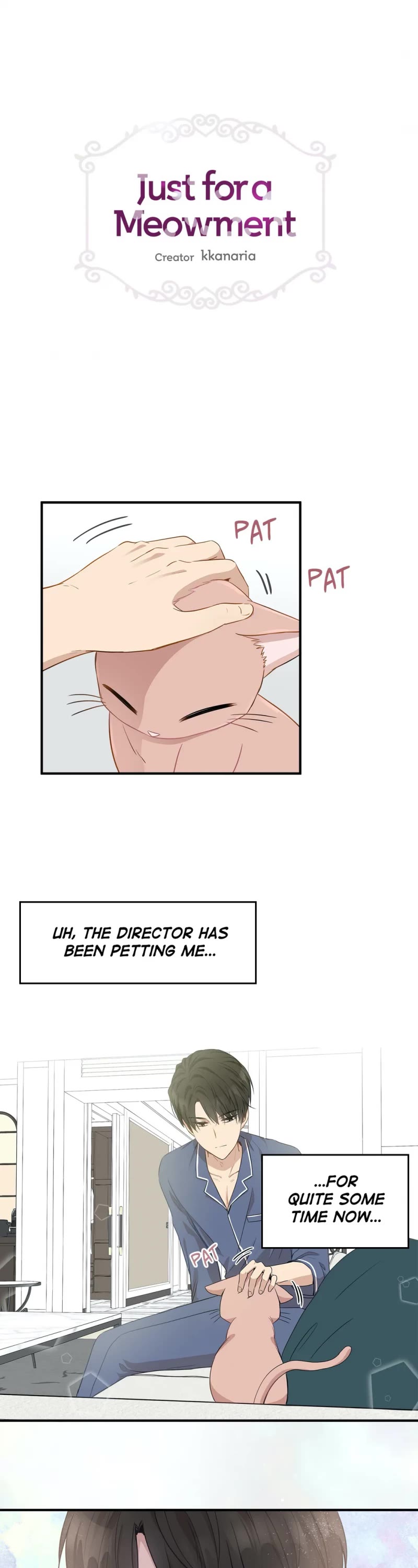 Just for a Meowment Chapter 3 page 1 - Chapter 3