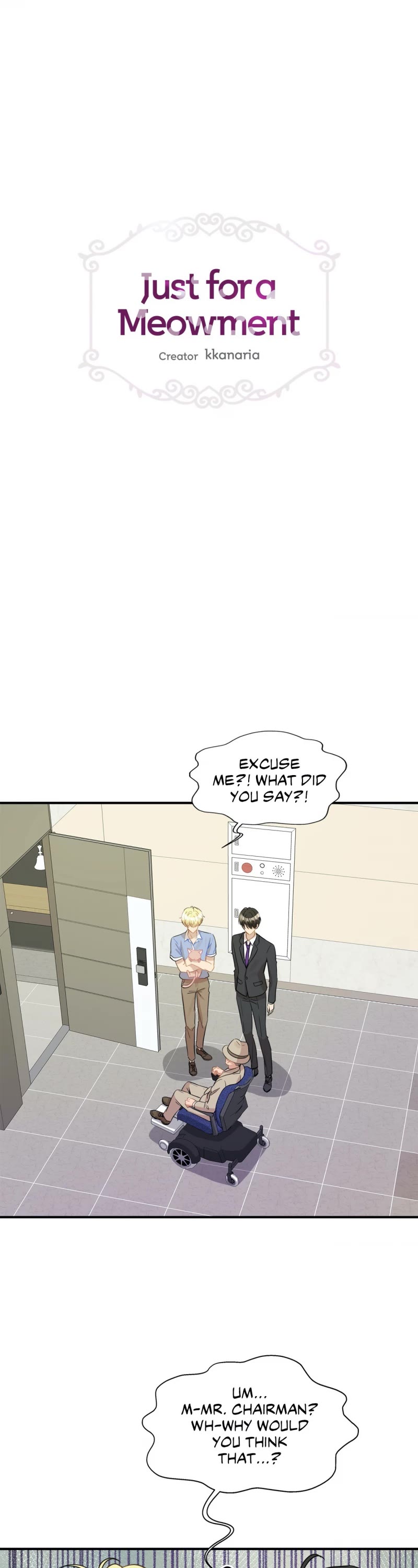 Just for a Meowment Chapter 37 page 1 - Chapter 37