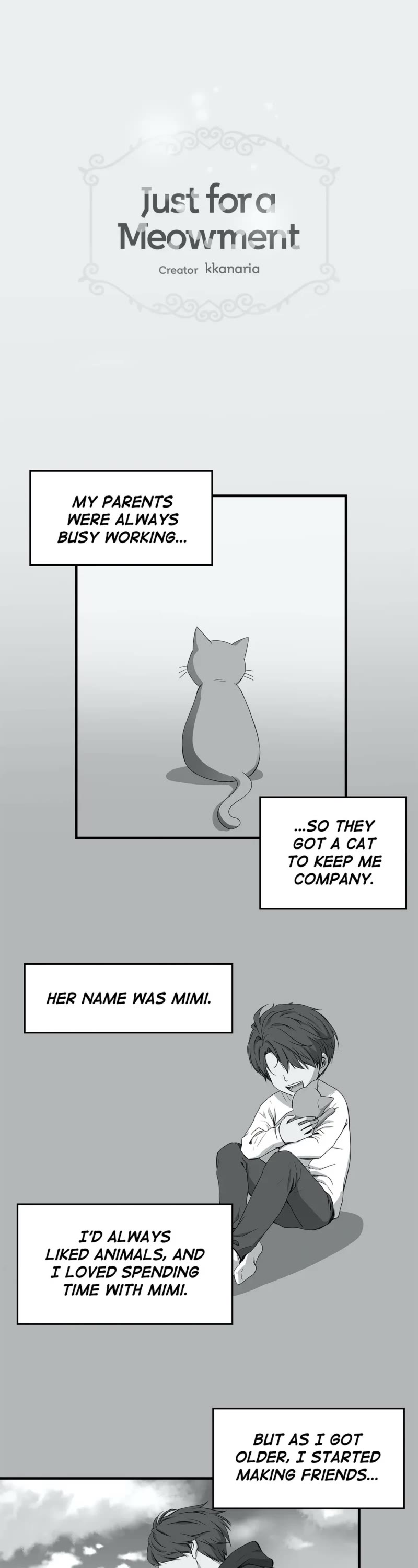 Just for a Meowment Chapter 4 page 1 - Chapter 4