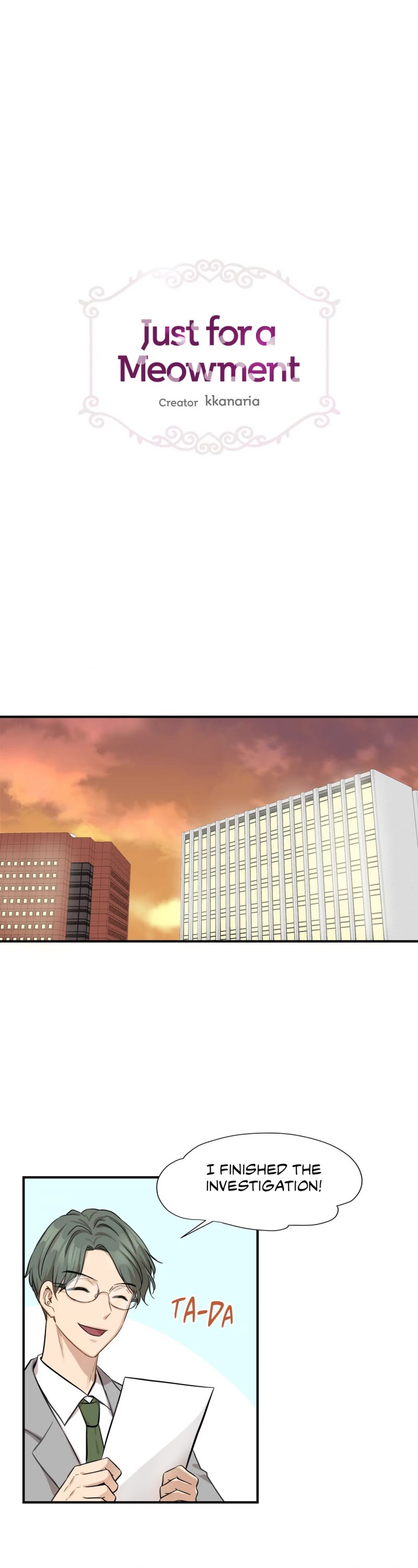 Just for a Meowment Chapter 52 page 1 - Chapter 52