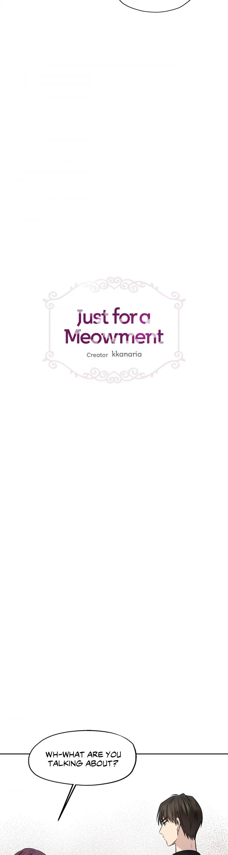 Just for a Meowment Chapter 82 page 2 - Chapter 82