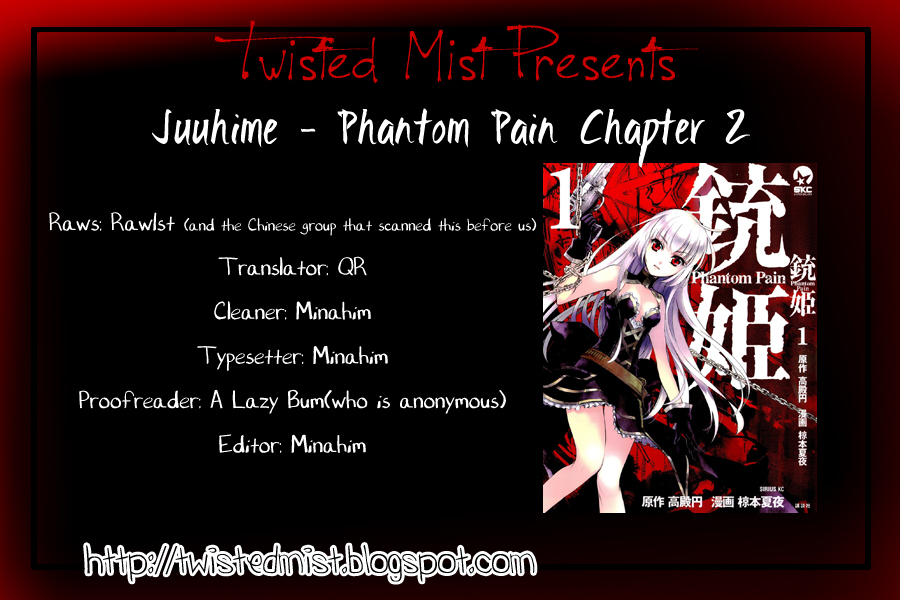 Juuhime - Phantom Pain Chapter 2 page 2 - Chapter 2: The One That Sent Their Spirits Away