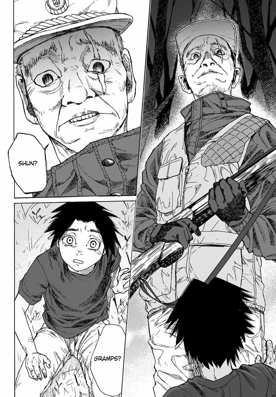 Juujika no Rokunin Chapter 1 page 38 - Chapter 1: Human Subject A's Transformation