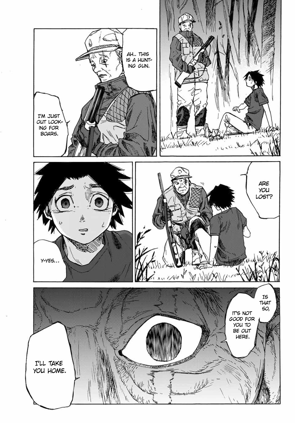 Juujika no Rokunin Chapter 1 page 39 - Chapter 1: Human Subject A's Transformation