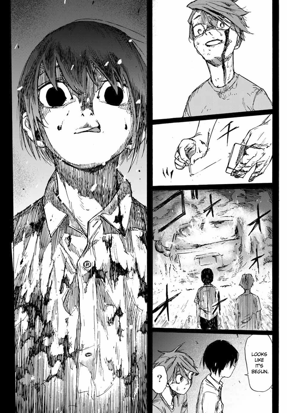 Juujika no Rokunin Chapter 1 page 55 - Chapter 1: Human Subject A's Transformation