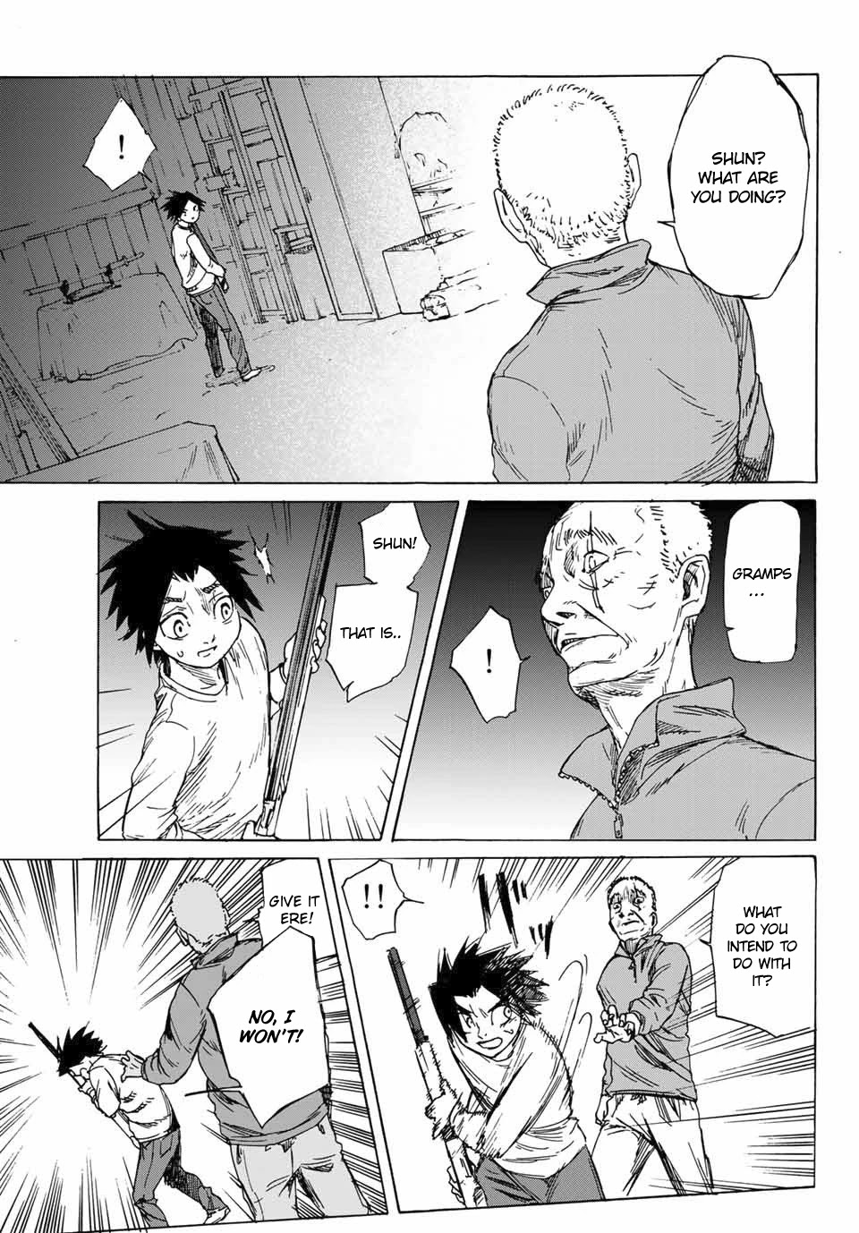 Juujika no Rokunin Chapter 1 page 65 - Chapter 1: Human Subject A's Transformation