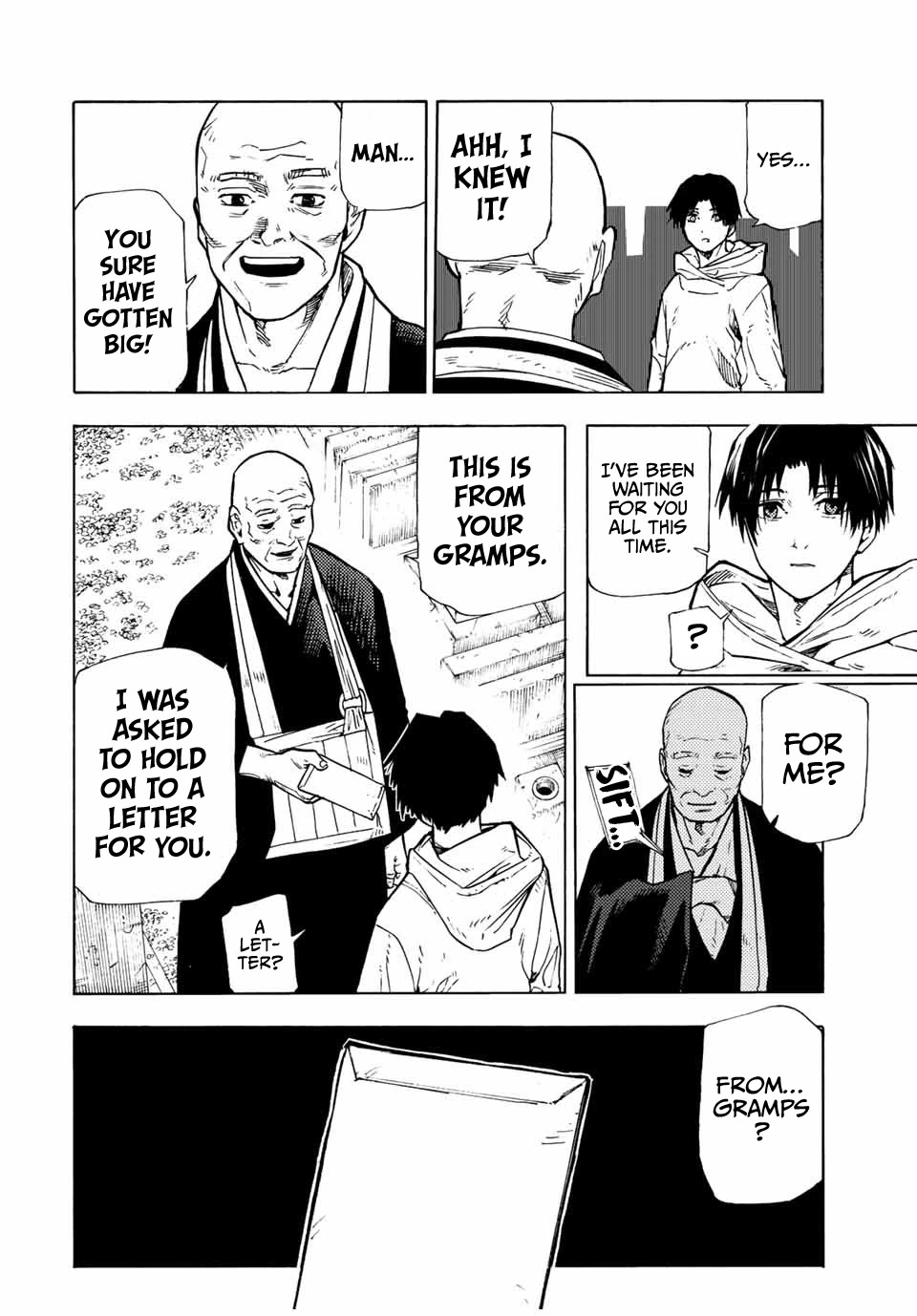 Juujika no Rokunin Chapter 105 page 4 - Chapter 105: Gramps's Letter