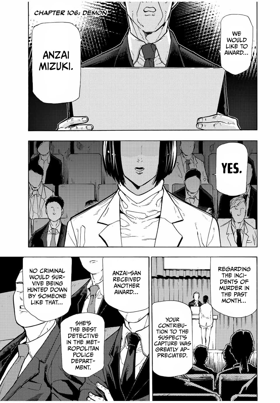 Juujika no Rokunin Chapter 106 page 1 - Chapter 106: Demon