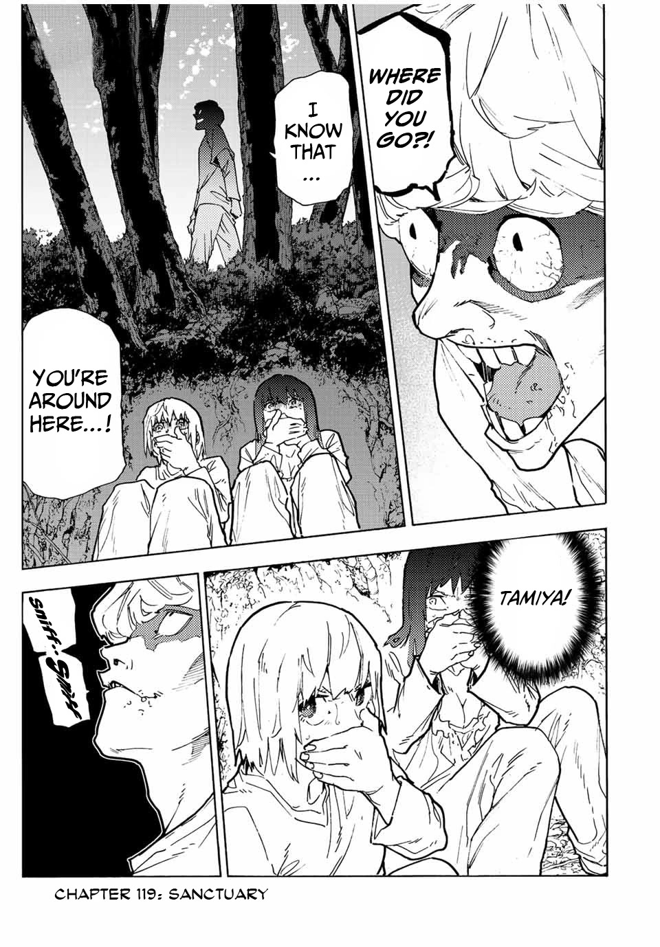 Juujika no Rokunin Chapter 119 page 1 - Chapter 119: Sanctuary