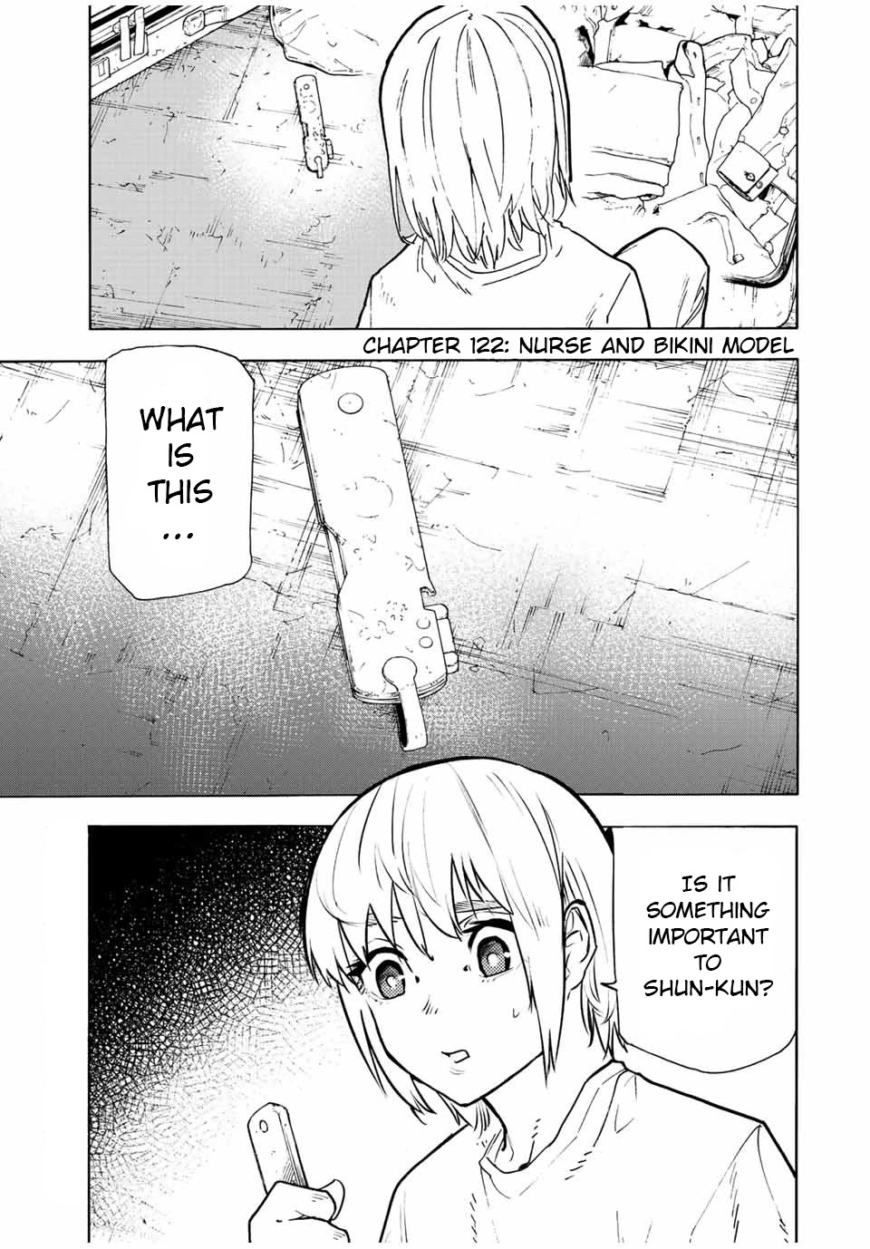Juujika no Rokunin Chapter 122 page 1 - Chapter 122: Nurse and Bikini Model
