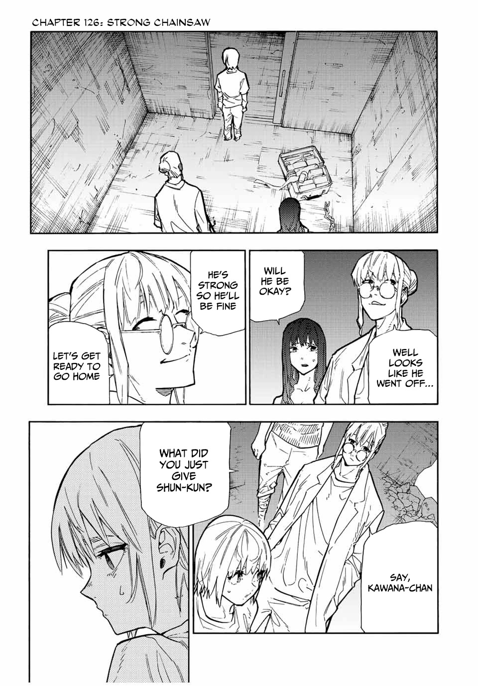 Juujika no Rokunin Chapter 126 page 1 - Chapter 126: Strong Chainsaw