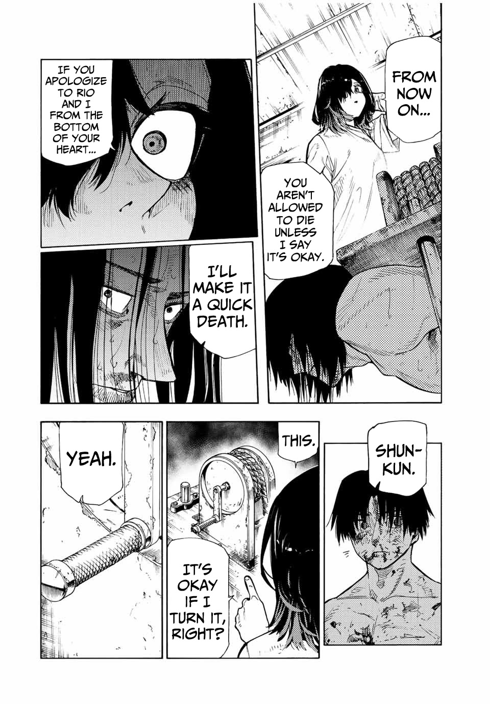 Juujika no Rokunin Chapter 130 page 8 - Chapter 130: Torn to Shreds