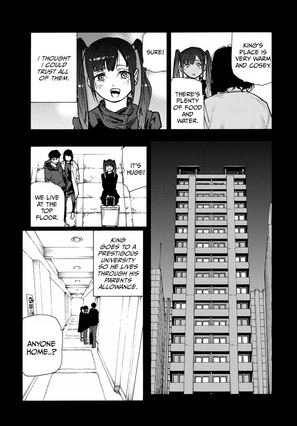 Juujika no Rokunin Chapter 135 page 13 - Chapter 135: The King Of Moo Moo Street