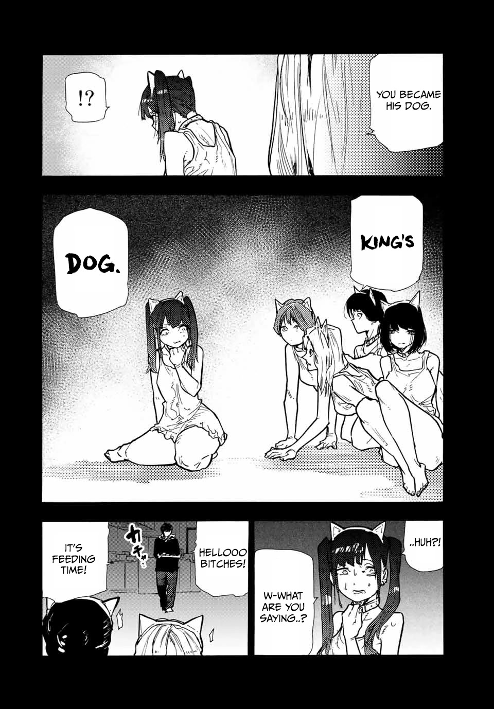 Juujika no Rokunin Chapter 135 page 18 - Chapter 135: The King Of Moo Moo Street