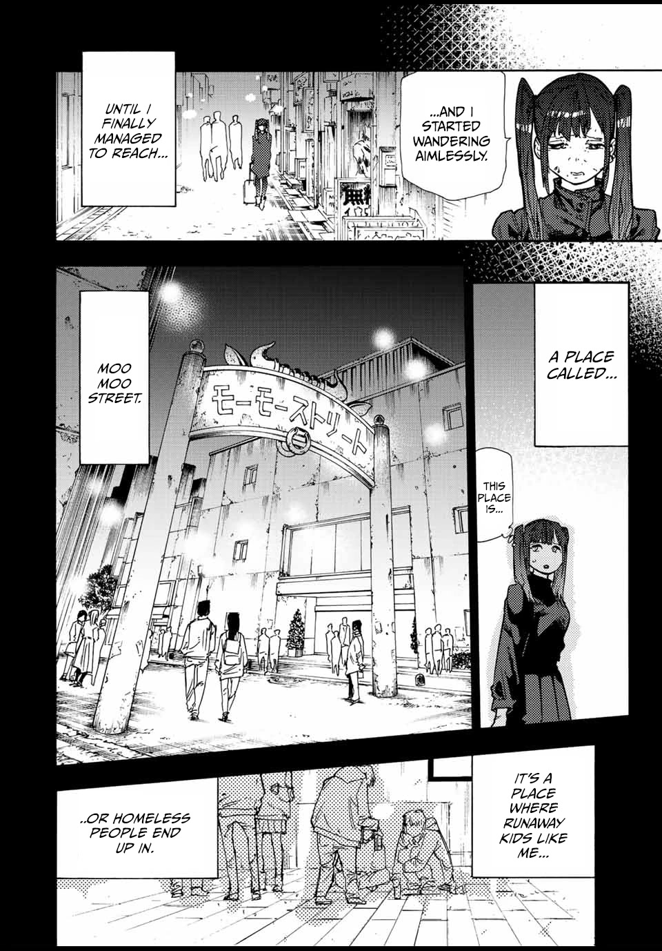 Juujika no Rokunin Chapter 135 page 6 - Chapter 135: The King Of Moo Moo Street